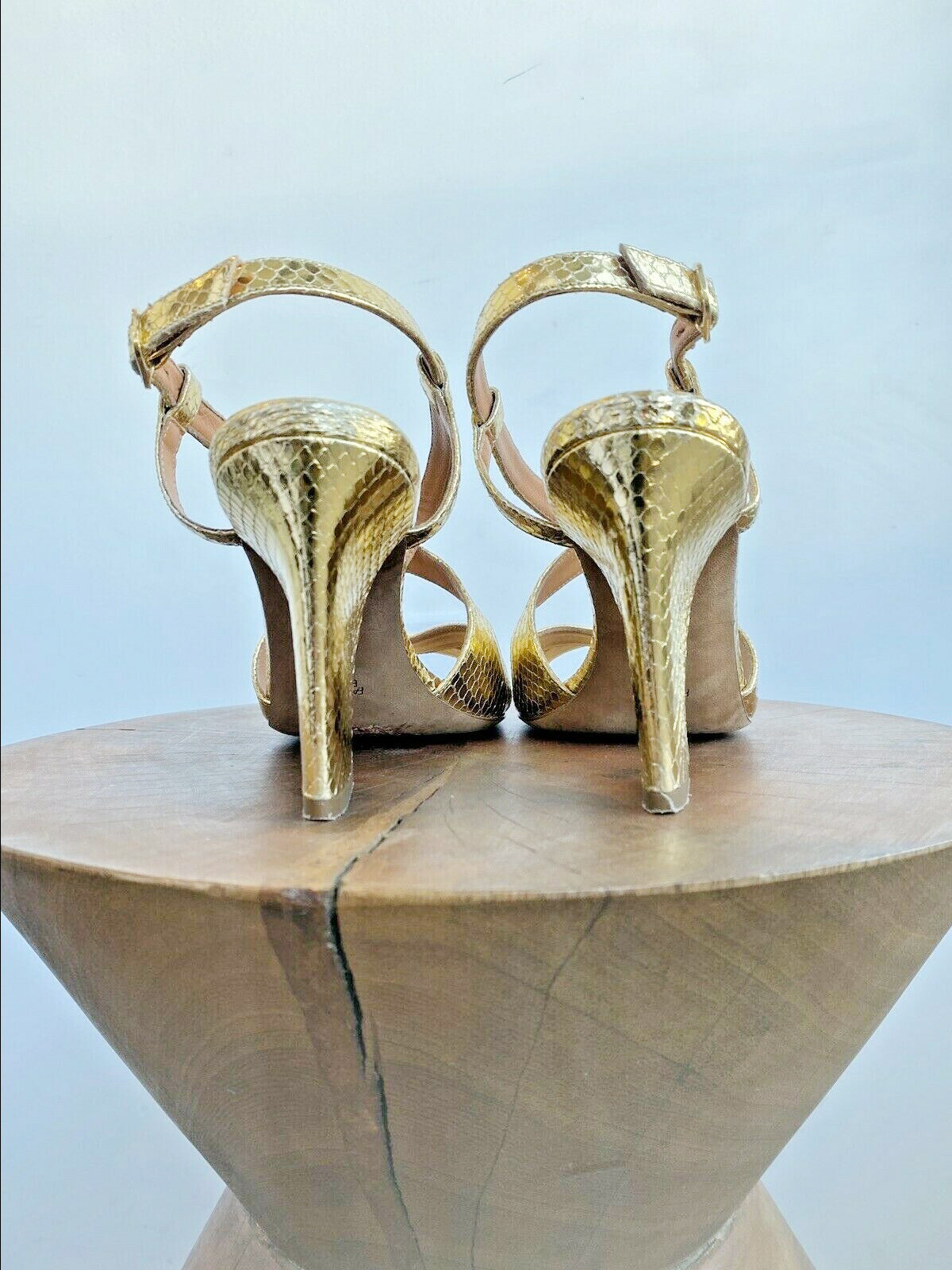 DEUCE SNAKESKIN HEEL