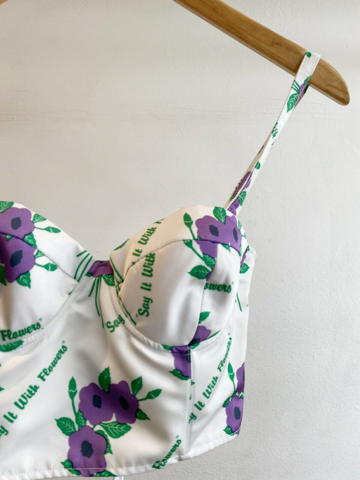 PINTUCKED BUSTIER W TAGS
