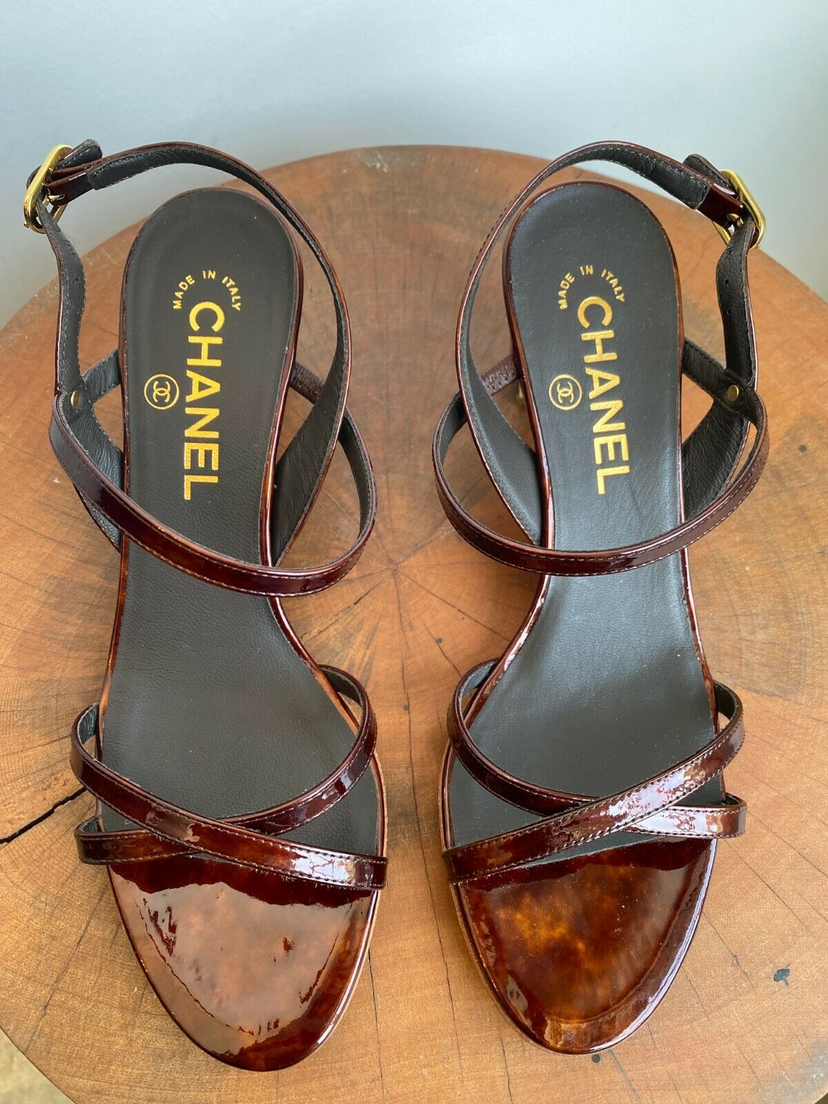 VINTAGE TORTOISESHELL SANDALS