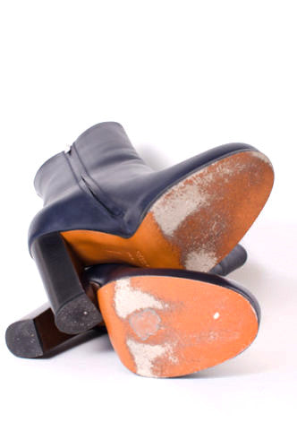 SECOND SKIN BLUE BOOTIES