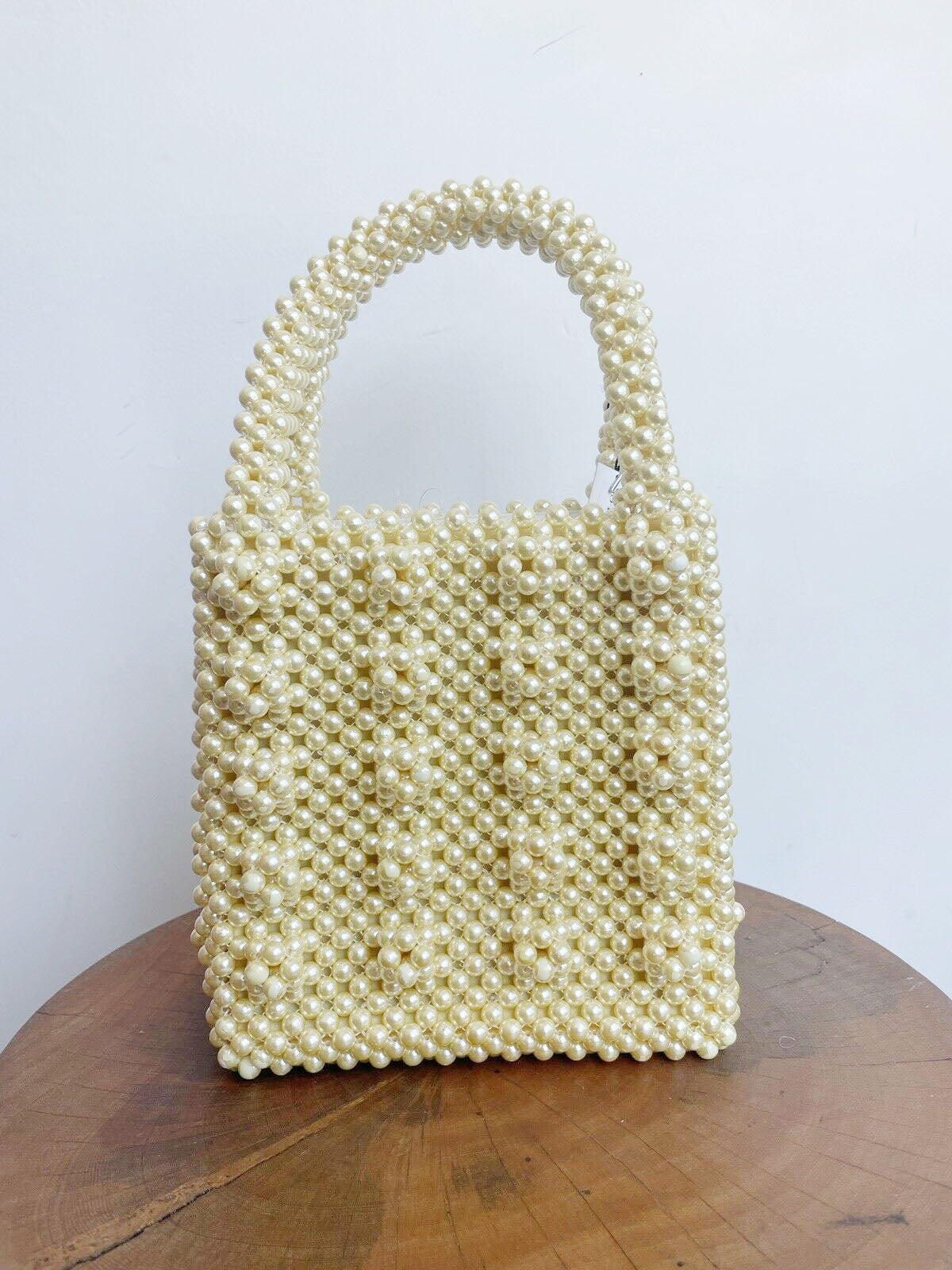 ANTONIA CREAM PEARL BAG