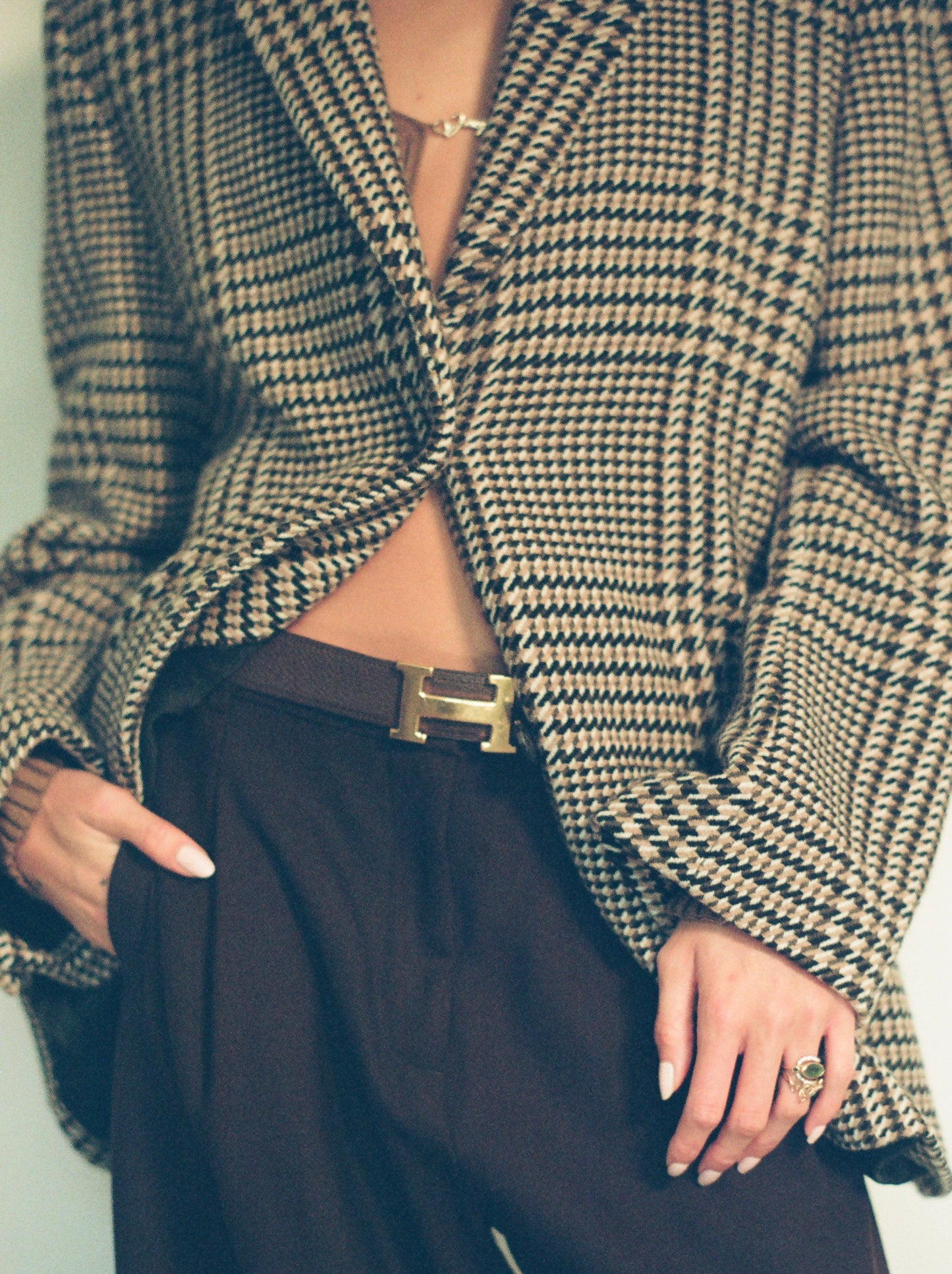 TOTEME HOUNDSTOOTH BLAZER