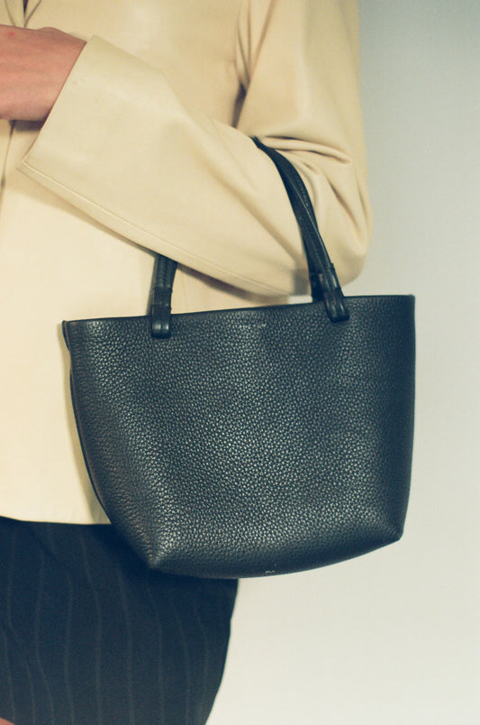 THE ROW BLACK PARK PURSE