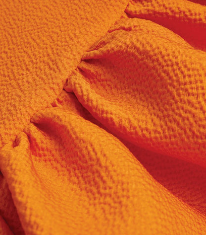 GALEN ORANGE VOLUMINOUS DRESS