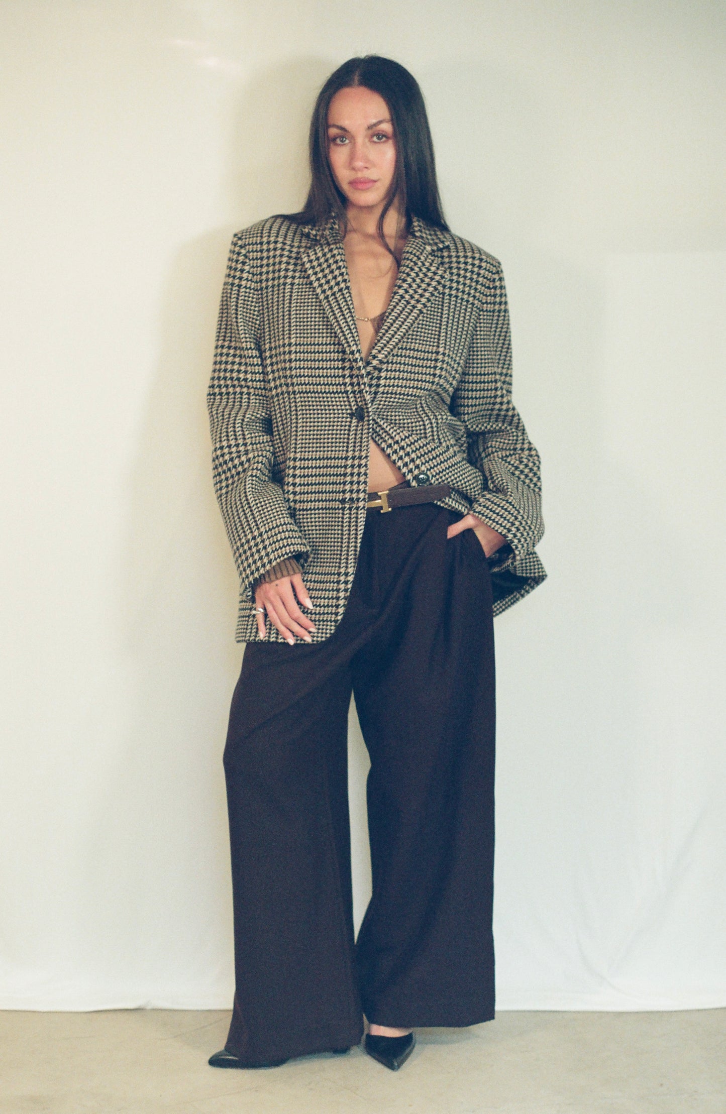 TOTEME HOUNDSTOOTH BLAZER