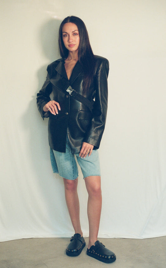 NANUSHKA LEATHER JACKET