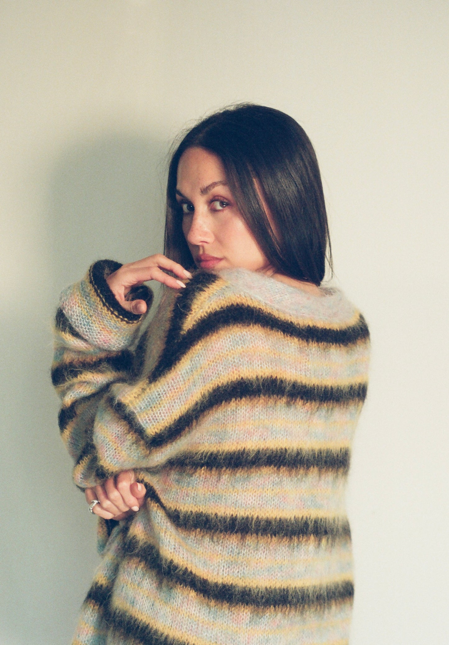 MARNI MENS PASTEL STRIPE CARDIGAN