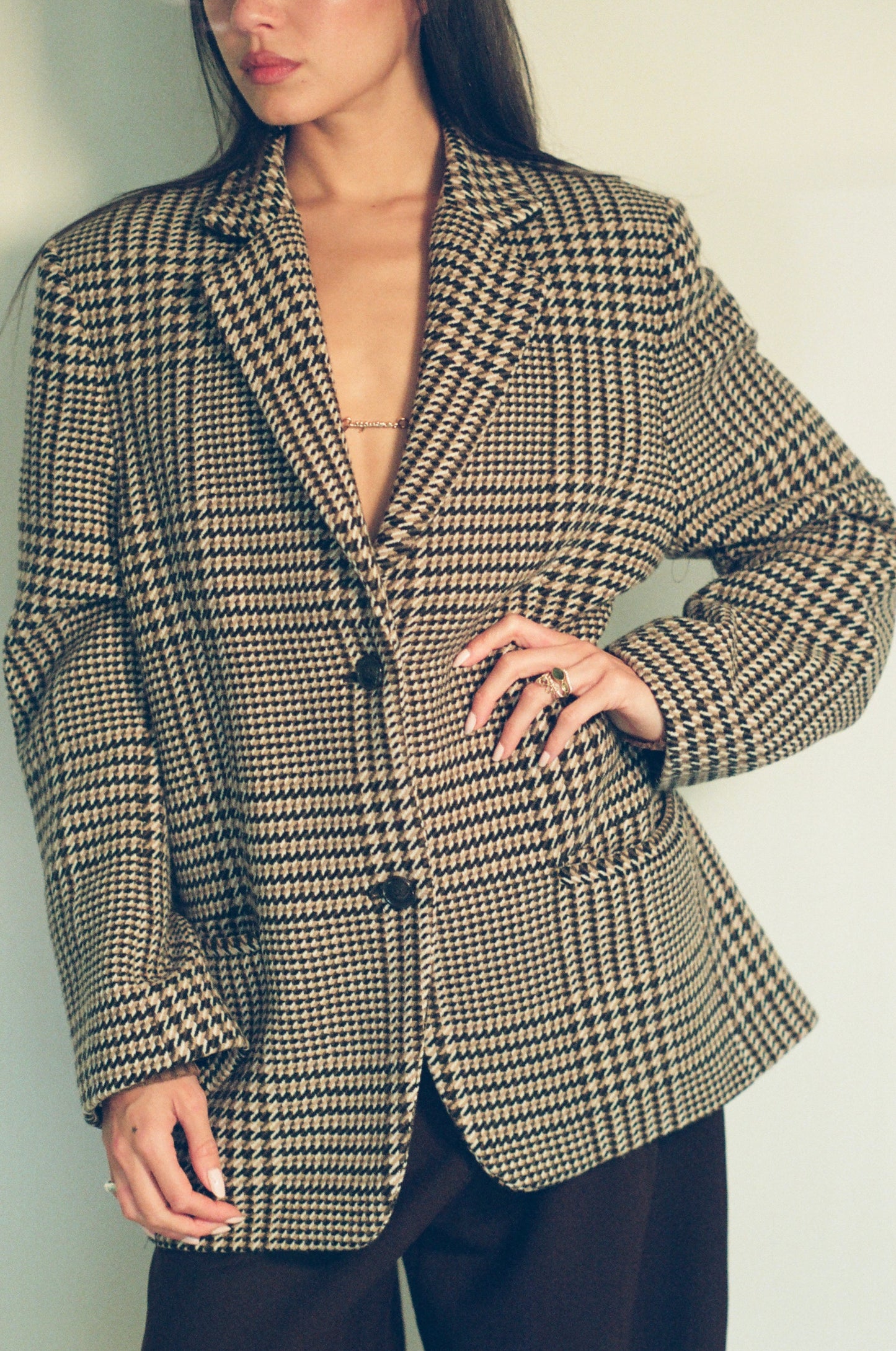 TOTEME HOUNDSTOOTH BLAZER