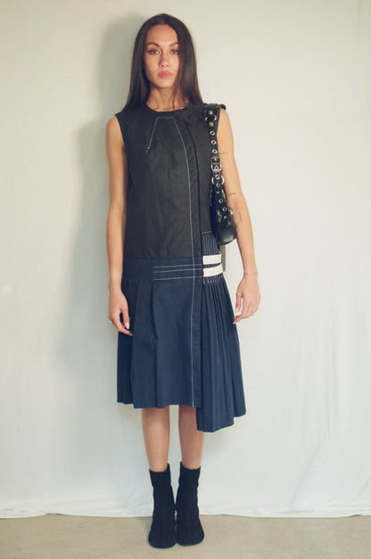 PACO RABANNE PLEATED DRESS