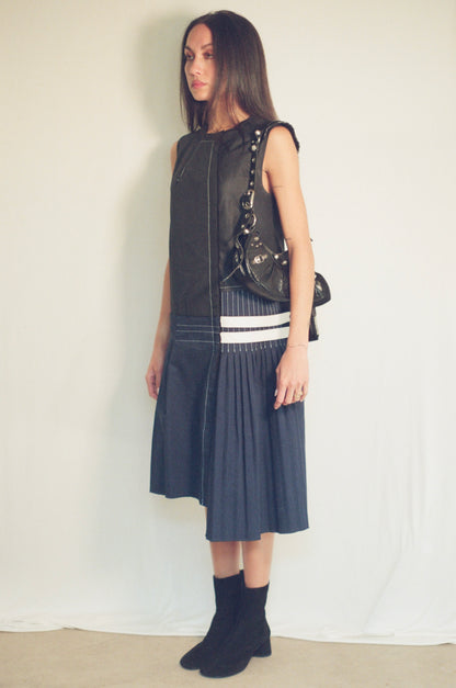 PACO RABANNE PLEATED DRESS