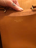 NILI LOTAN 	$1000 NL Caramel Tan Brown Camel Leather Large Tote Bag Purse