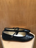 CELINE	Les Ballerines Black Python Patent Leather Mary Jane Ballet Flat 40.5