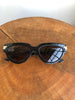 BOTTEGA VENETA BV1035S $510 Black Gold Gray Cat Eye Glasses Sunglasses