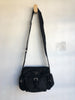 PRADA Vtg Black Tessuto Nylon Canvas Mini Small Shoulder Crossbody Bag Purse