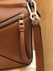 LOEWE $3500 Puzzle Small Brown Camel Tan Leather Patchwork Shoulder Bag Purse