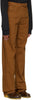 LEMAIRE $500 Cigar Brown High Waisted Womens Straight Leg Denim Pant Jeans 38/6