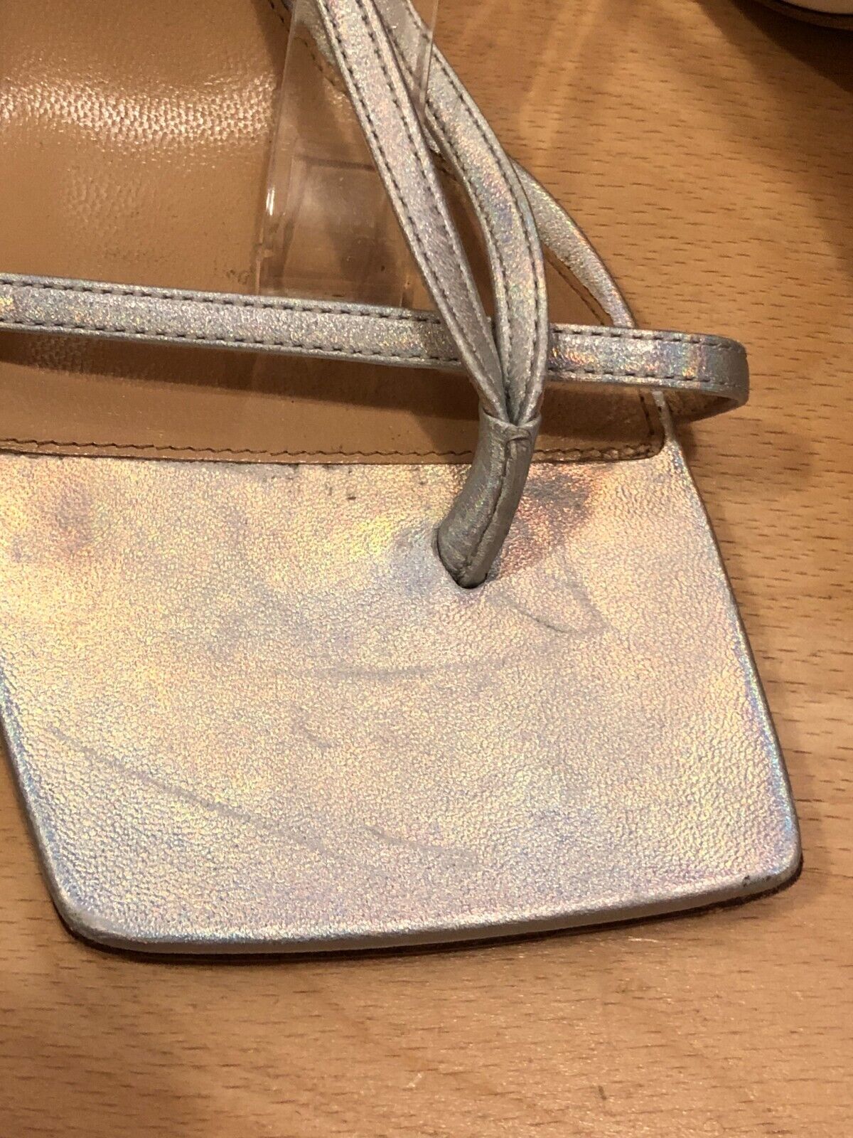 BOTTEGA VENETA ミュール Bottega Veneta Padded Mule Sandal in Denim Indigo – Stanley