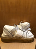 PRADA	White Tyre Sole Strappy Fisherman Leather Platform Espadrille Sandal 38.5