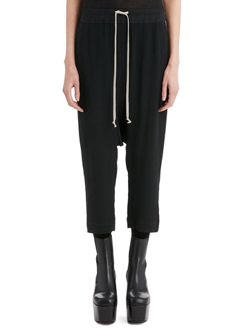CREPE BELTED TROUSERS