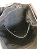 HENRY BEGUELIN Sella Horse Pony Calf Hair Black Leather Hobo Saddle Bag Purse