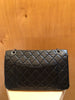 CHANEL Reissue 2.55 227 Flap Large Gray Navy Quilt Leather Shoulder Bag Purse