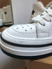 CHRISTIAN DIOR D-Freeway White Leather Platform Womens Trainer Sneaker 38.5