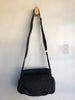 PRADA Vtg Black Tessuto Nylon Canvas Mini Small Shoulder Crossbody Bag Purse