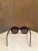 THOM BROWNE TB-500 Circular Round Frame Black Tip Accent Glasses Sunglasses