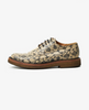 DRIES VAN NOTEN Mens Snakeskin Python Print Beige Lace Up Derby Shoes 42/8.5