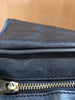 CELINE	Trapeze Cobalt Blue Beige Black Suede Leather Colorblock Bag Purse