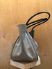 PROENZA SCHOULER Taupe Brown Gray Leather Black Large Tote Bucket Bag Purse