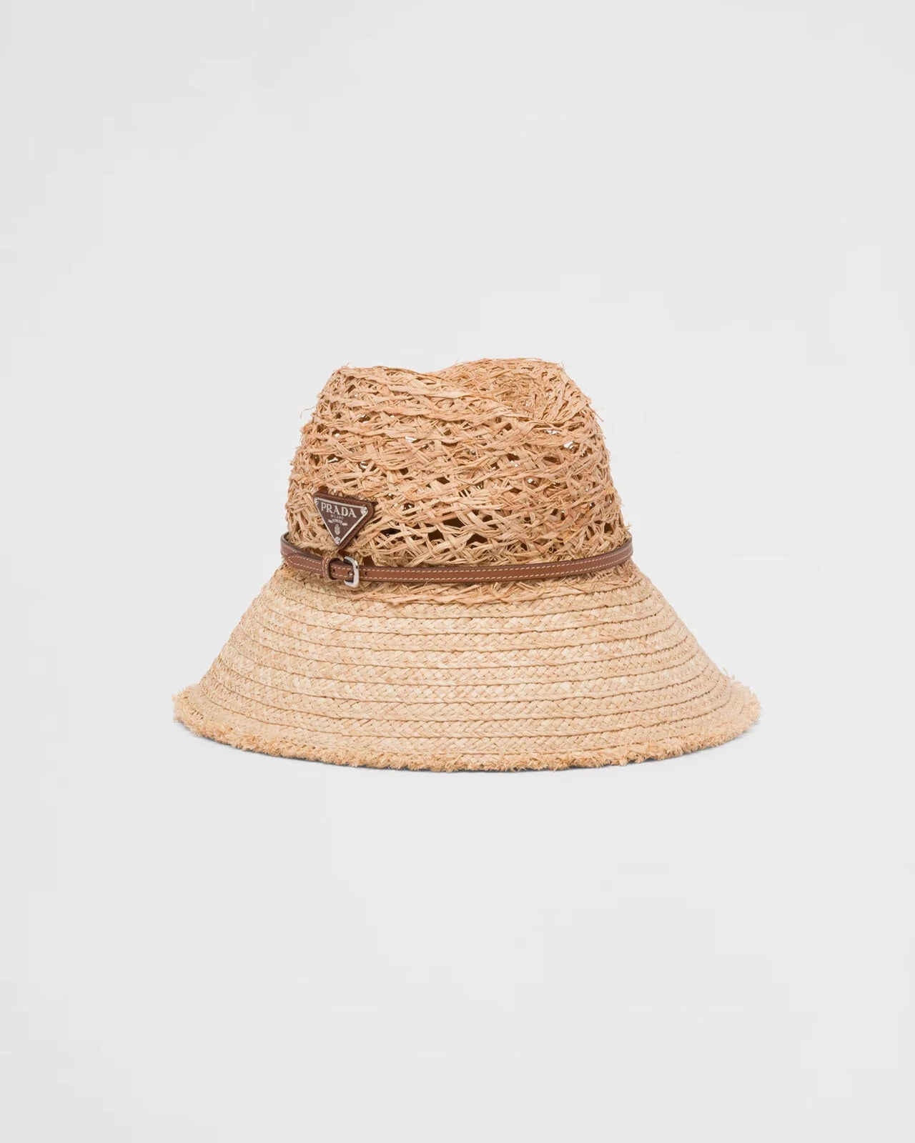 RAFFIA TALL BUCKET HAT