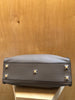 FENDI Peekaboo Iconic Gold Studs 2 Way Gray Taupe Leather Shoulder Bag Purse