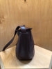 MANSUR GAVRIEL Moon Sling Dark Purple Brown Leather Small Crossbody Bag Purse