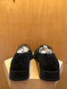 GUCCI	Men's Vtg Black Suede GG Monogram Logo Square Toe Loafer UK 9.5 / US 10