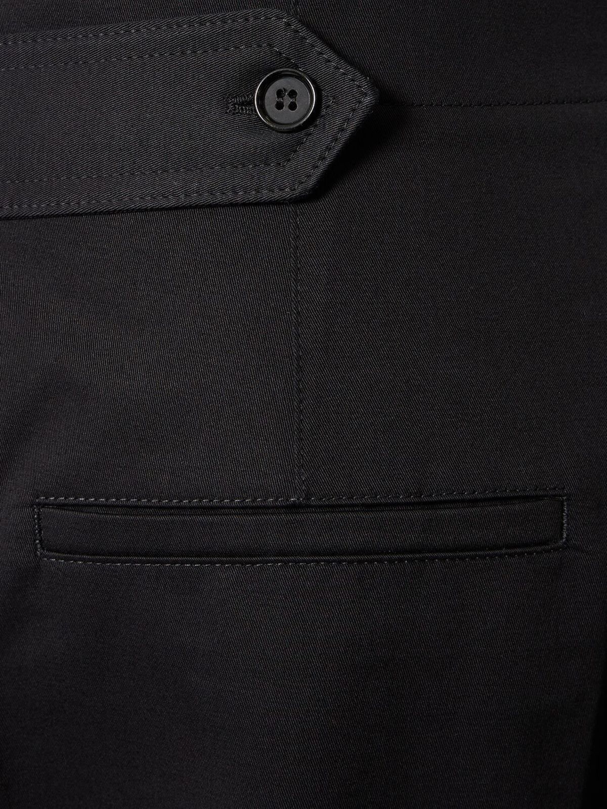 TOTEME NWT Black Double Pleated Cotton Straight Leg Ssense Pant Trouser 38/6