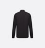 DIOR  Homme Men Black Cotton Collar Bee Embroidered Button Up Top Dress Shirt 38