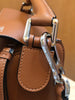 LOEWE $3500 Puzzle Small Brown Camel Tan Leather Patchwork Shoulder Bag Purse