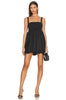 FLEUR DU MAL NWT $500 Black Bubble Sleeveless Revolve Nylon Mini Dress M