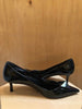 VALENTINO Black One Stud 50 Embellished Patent Leather Kitten Heel Pump 38/8/7.5