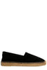 SAINT LAURENT Men's Black Suede Slip On Flat Espadrille Sandals 43/9-9.5