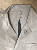 CHRISTIAN DIOR Mens Silver Grey Shiny Button Snap Jacket Packable Saddle Bag