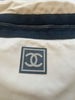 CHANEL Sportline Coco Mark Beige Black CC Bum Body Purse Vtg Fanny Pack Belt Bag