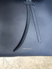 MANSUR GAVRIEL	Soft Lady Large Navy Flap Calfskin Leather Shoulder Bag Purse