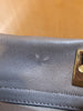 FENDI Peekaboo Iconic Gold Studs 2 Way Gray Taupe Leather Shoulder Bag Purse