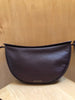 MANSUR GAVRIEL Moon Sling Dark Purple Brown Leather Small Crossbody Bag Purse