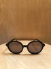 THOM BROWNE TB-500 Circular Round Frame Black Tip Accent Glasses Sunglasses