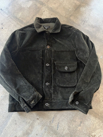 HERMES Men's Vtg Khaki Beige Brown Leather Trim Belted Trench Jacket Coat 54