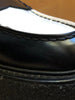 TOD'S Black White Leather Creeper Penny Platform Gum Sole Loafer Womens Shoes 37