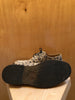 DRIES VAN NOTEN Mens Snakeskin Python Print Beige Lace Up Derby Shoes 42/8.5